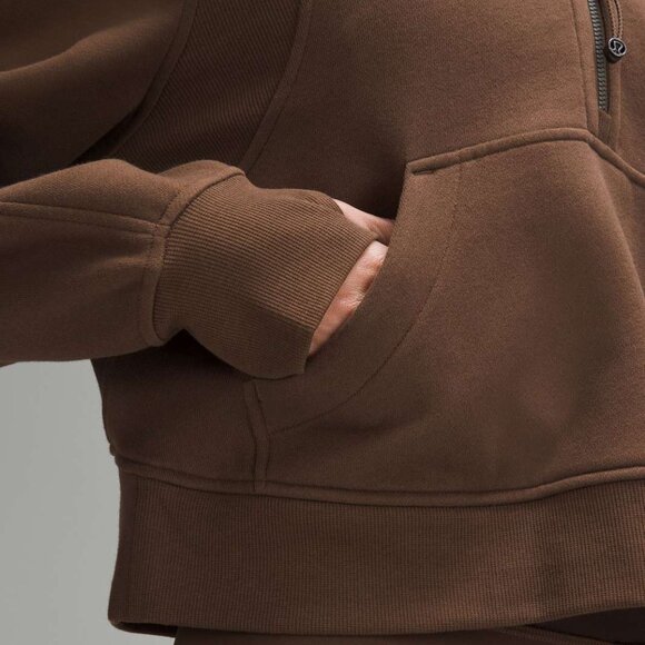 Lululemon Scuba Oversized Half-Zip Hoodie Java - Picture 2 of 6